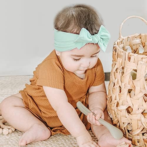 Prohouse 20 Pcs Baby Girl Bows and Headbands, Elastics Nylon Hairbands - Image 4