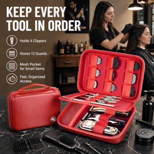 Boobowl Barber Accessories Bag for Clippers and Supplies, Hair Clipper Box - Image 3