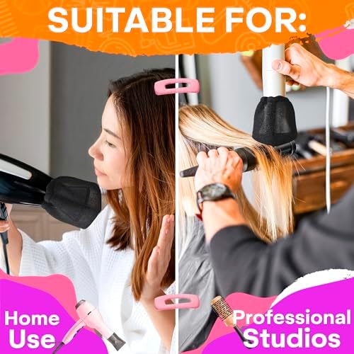 Sock Diffuser for Hair Dryer, Travel Diffuser Sock for Curls, 2 Pcs - Image 6