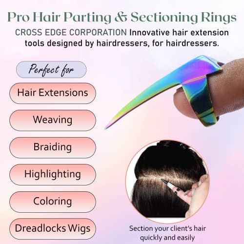 Hair Parting Ring for Braiding and Extensions, CEC26 - Image 2