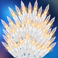 Ultra-Bright Connects End to End Warm White Christmas Mini Light 300L 63.8Ft(2Sets-Each 150L)UL Listed Incandescent Bulb String Light for Indoor Outdoor Holiday Garden Christmas Tree Decor by TWINGLEHOME