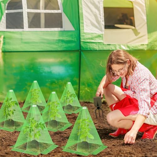 30 Packs 12"x 8" Garden Cloches for Plants,Plant Protectors from Animals - Image 7