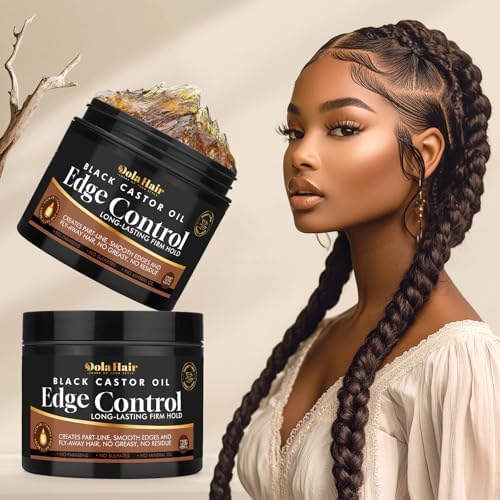Edge Control Gel for Women Strong Hold Hair Braiding Gel Firm Hold, Hair Styling Wax Natural Edge Lock & Fixer for Women & Men Non-Greasy No Flaking (Edge Control Gel 4.2 Oz) - Image 2