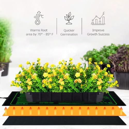 10"x20" 4 Pack Seedling Heat Mat for Seed Starting and Germination - Image 5