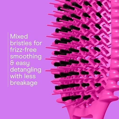 Conair Detangling Brush for Curly Hair & Hair Parting Tool, Loose Curls - Image 5
