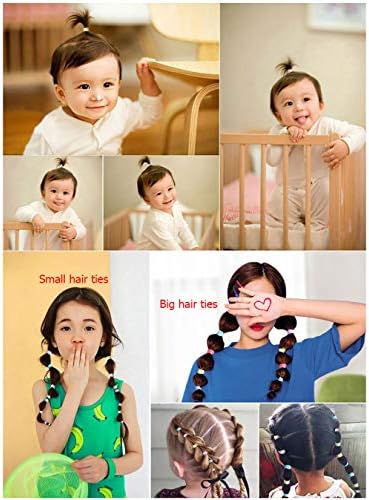 300 Pack Hair Ties BEoffer Baby Toddlers Girls Elastics Hair Band No Damage - Image 5