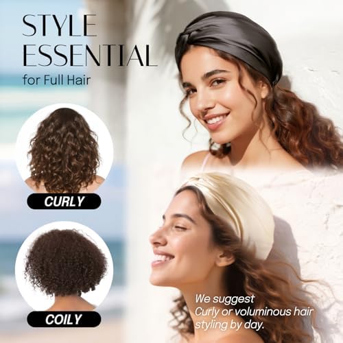 OLESILK Silk Hair Bonnet for Sleeping Women, 100% Mulberry Silk, Anti-Frizz - Image 7