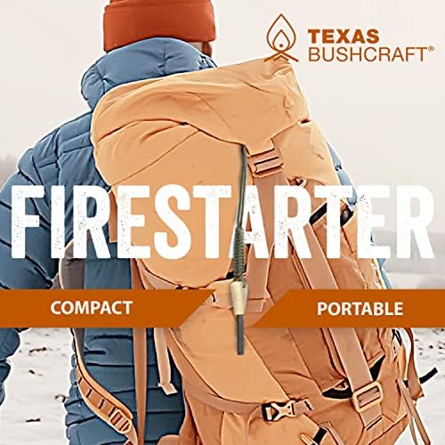 Fire Starter - 3/8" Thick Ferro Rod with Striker and Paracord Wrist Lanyard – Waterproof Flint Fire Steel Survival Lighter for Your Camping, Hiking and Backpacking Gear - Image 3