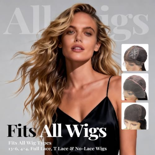 LABHAIR Wig Grip Cap for Women, Lace Edge, Non-Slip Grip Band, Nude - Image 5