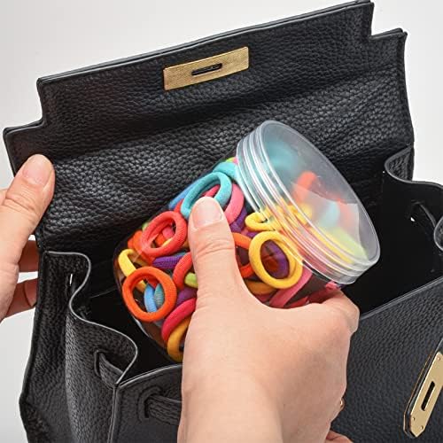 100 Pcs Baby Hair Ties, Cotton Ponytail Holders, No Damage Elastics - Image 5