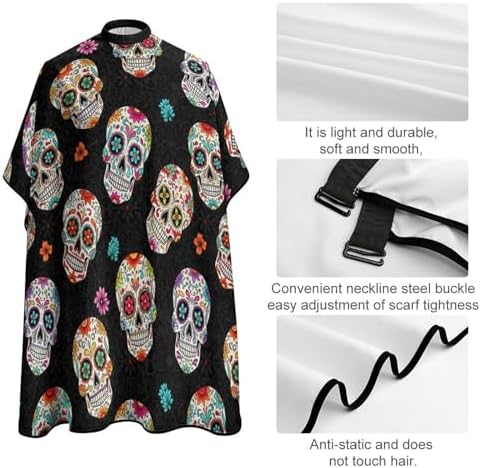 Women Barber Hairdressing Cape Adjustable Salon Cape Apron for Makeup Artist Beautician - Image 4