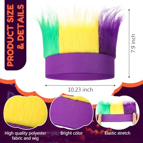 Crazy Wig Hairy Headband Hat - Image 2