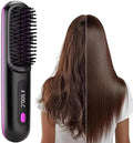2026 Upgraded Go Brush - Pro for Short Hair - Cordless Straightening Brush with Fast Heat, 3 Temperature Settings, Ionic & Ceramic Care, 2500mAh USB-C Rechargeable for Frizz-Free Styling by HERONLINK