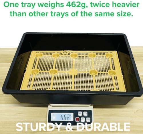 BeGrit Seed Starter Trays Durable Plant Trays 13x17inch Mesh Seedling Trays Perfect for Indoor, Outdoor, Greenhouses 10 Pack - Image 5