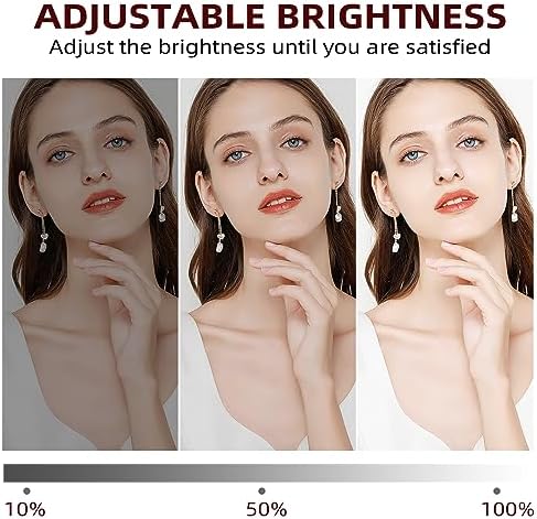 VANITII Hollywood Vanity Mirror with Lights 22.8" *31.5" USB Charging Light up Makeup Mirror with 18 LED Dimmable Bulbs 3 Color Lights Bedroom Cosmetic Mirror for Table and Wall - Image 4