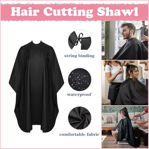 Hair Cutting Scissors Kit,27PCS Professional Stainless-Steel Sharp Barber Professional Hairdressing Shears Set with 6.5 Inch Cutting Scissors,Thinning Shears for Man Woman Adults Home Salon(Pink) - Image 5