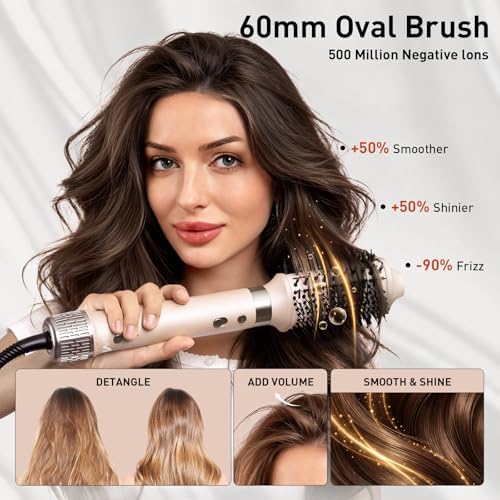 Mythsight StyleVibe 6-in-1 Air Styler with Hair Dryer & Auto-Wrap Curl L/R - Image 3
