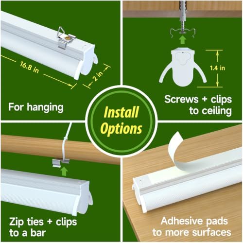 T5 Grow Lights for Seed Starting, 10W x2, Grow Lights for Indoor Plants - Image 3