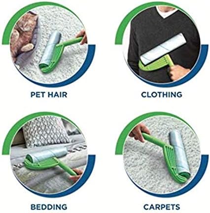 Leo 10-Inch Wide Lint Roller Refills, 6 Rolls with 50 Sheets Each (300 Sheets Total), Extra Sticky for Pet Hair, Carpet & Floor Cleaning - Image 4
