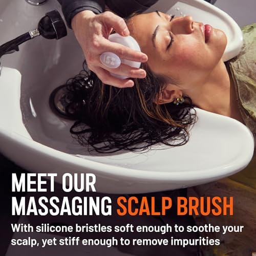 Hairstory Massaging Silicone Scalp Brush for Shampoo and Scalp Care - Image 2