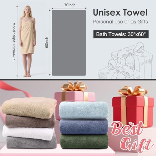JML Bath Towels, Pack of 4, 30"x60", Large, Camel - Image 2
