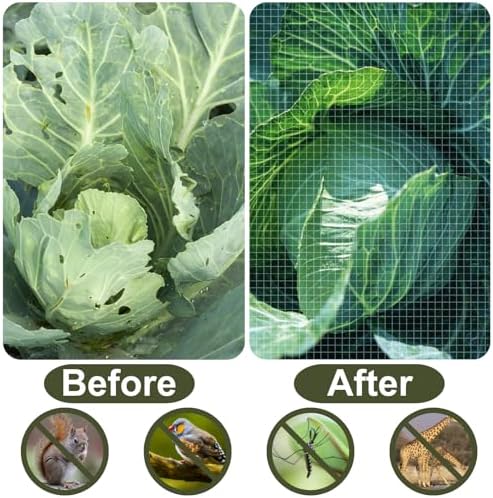 Garden Netting Pest Barrier, 10x50 FT Ultra Fine Mesh Insect Netting - Image 6