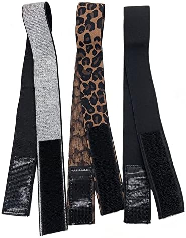 3 Pcs Elastic Bands for Wigs - Lace Melting, Edge Wrap to Lay Edges (Silver, Leopard, Black Pack) - Image 3