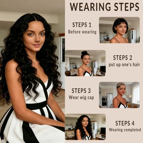 HD Lace Grip Cap Lace-MAX Adjustable Band Secure Glueless Wig Cap - Image 6