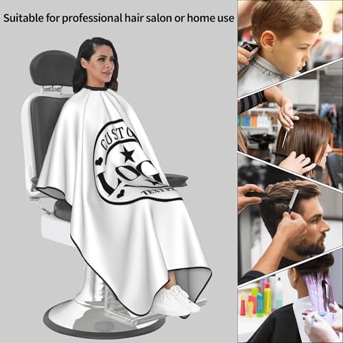 Custom Barber Cape Customized Haircut Capes Logo Text Photo Salon Hairdressing Apron for Home and Barbershop - Image 7