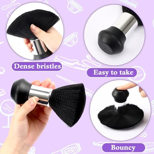 FEBSNOW Kids Hair Cutting Cape, Professional Barber Cape with Duster Brush - Image 4