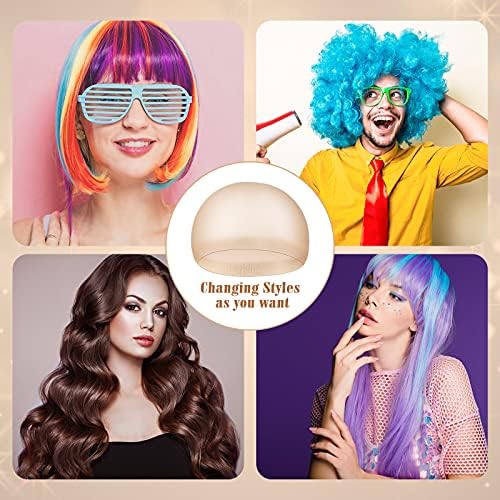 Waydress 100 Pcs Wig Caps Nylon Stocking Caps Elastic Stretchy,Beige - Image 7