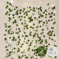RECUTMS Fake Wall Curtain Ivy Vines with String Lights for Room Decor 98Ft by RECUTMS