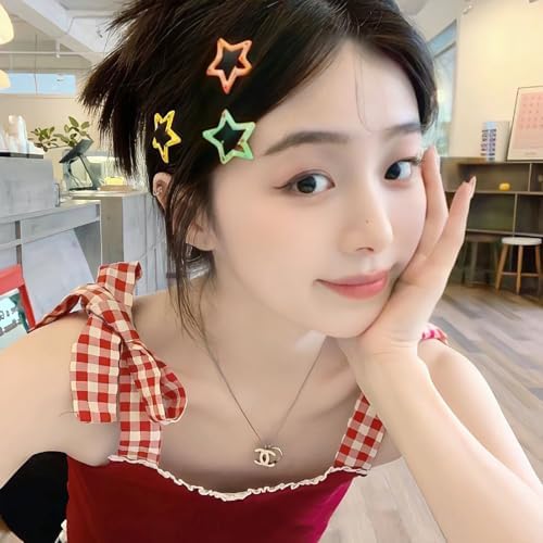 VIBILIA Star Hair Clips Multicolor Y2K Metal Hair Accessories-15 PCS 1.18" - Image 5