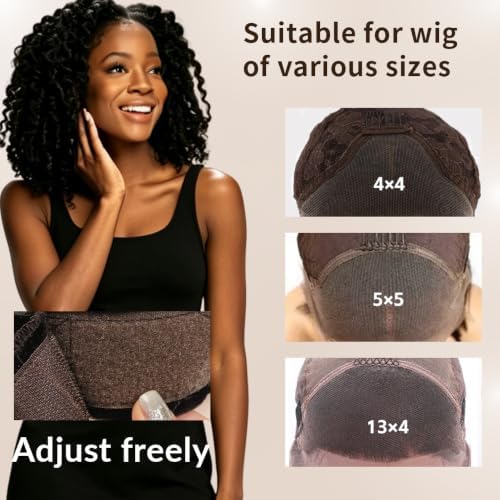 HD Lace Grip Cap Lace-MAX Adjustable Band Secure Glueless Wig Cap - Image 5