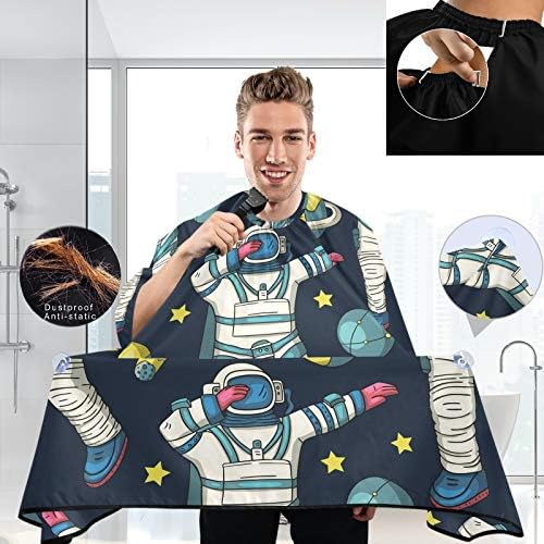 visesunny Professional Barber Cape Polyester Hair Cutting Salon Cape Apron Anti-Static Beard Bib - Image 3