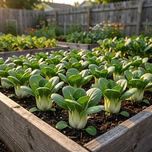 2500 Baby Bok Choy Seeds Pak Choi Variety for Hydroponic Systems and Garden Beds Compact Cool Season Vegetable for Home Growing - Image 4