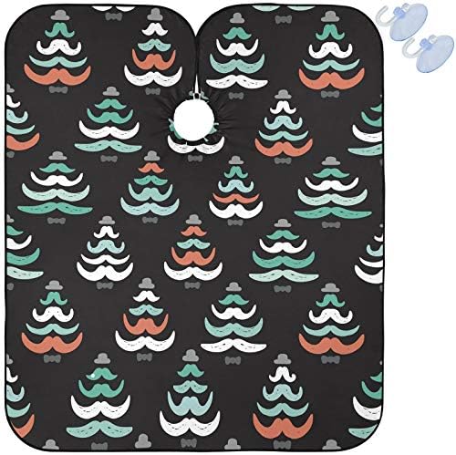 Barber Capes Polyester Hair Cutting Salon Cape with Snaps Beard Bib Hairdresser Gown Stylist Cape For Men Women by visesunny