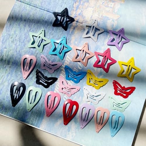 KUBOM Candy Color Hair Clips and Non-Slip Metal Snap Hair Accessories for Kids, Girls, Toddlers, and Women -100 PCS - Image 3