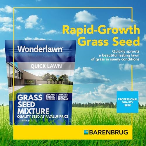 Barenbrug Wonderlawn Quicklawn Grass Seed Mix for Lawn Care and Landscaping, 10 lbs. Bag - Image 2