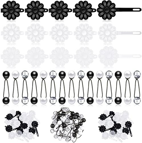 Jutom 72 Pcs Hair Barrettes Balls for Girls Self Hinge Hair Ties Bubble by Jutom