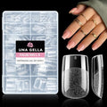 UNA GELLA Short Square X-Soft Gel Nail Tips 216pcs by UNAGELLA