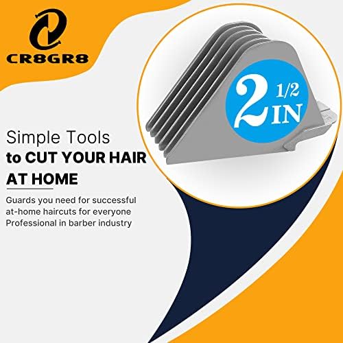 Clipper Guards Compatible with Wahl 10 12 14 16 18 20 Hair Clipper 6pcs - Image 3
