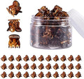 YOHAMA 36Pcs Brown Mini Hair Claw Clips Kids Adult Strong Hold Bangs Clips by YOHAMA