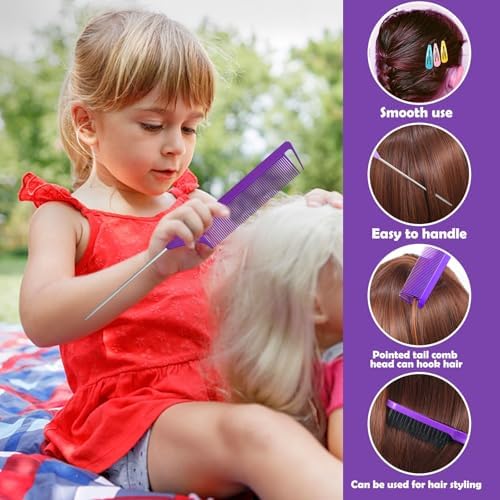 Cotton Toddler Hair Ties 32 Colors, 320 Pcs Baby Hair Ties with 15 Hair Styling Tools Organizer Box, Soft Seamless Elastic Hair Bands Hair Accessories for Girls Kids - Image 5