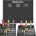 Barber Organizer Mat, Magnetic Barber Mat with 3 Magnetic Slots Anti-Slip Barber Mats for Clippers, Barbershop Salon Mat Station, Barber Table Matt, Barber Scissors Tool Organizer for Hairstylist by WelcometoBarberTop