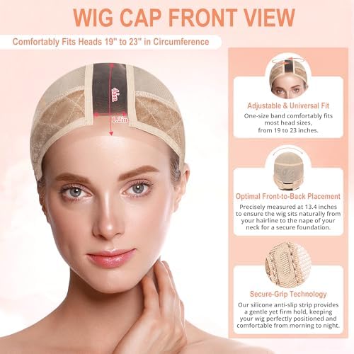 Wig Caps for Women, Nude - Image 3