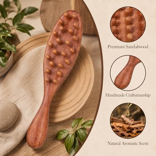 2 Pack Loc Brush for Locs, Wooden Loc Brush Scalp Massage Tool - Image 2