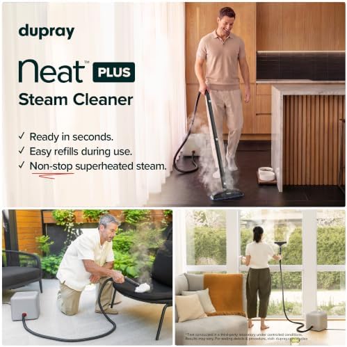 Dupray Neat Plus Steam Cleaner for Home with Storage Bag - Image 2