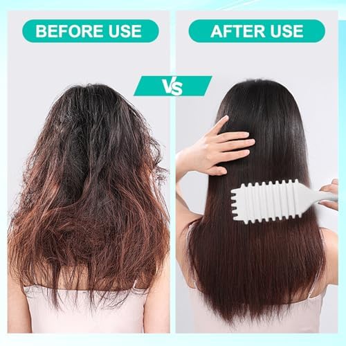 Curly Hair Brush,Curl Defining Brush,Hair Brush for Combing and Shaping,Reduce Pulling and Curl Separation For Defined Curls(off white) - Image 5