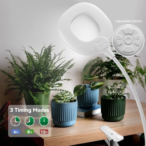 2 Packs Plant Lights for Indoor Growing, Clip on Grow Light - Image 4